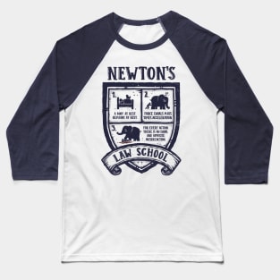 Newton's Law School Baseball T-Shirt